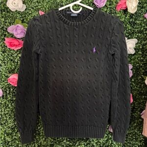Ralph Lauren Sport Black Knit Sweater